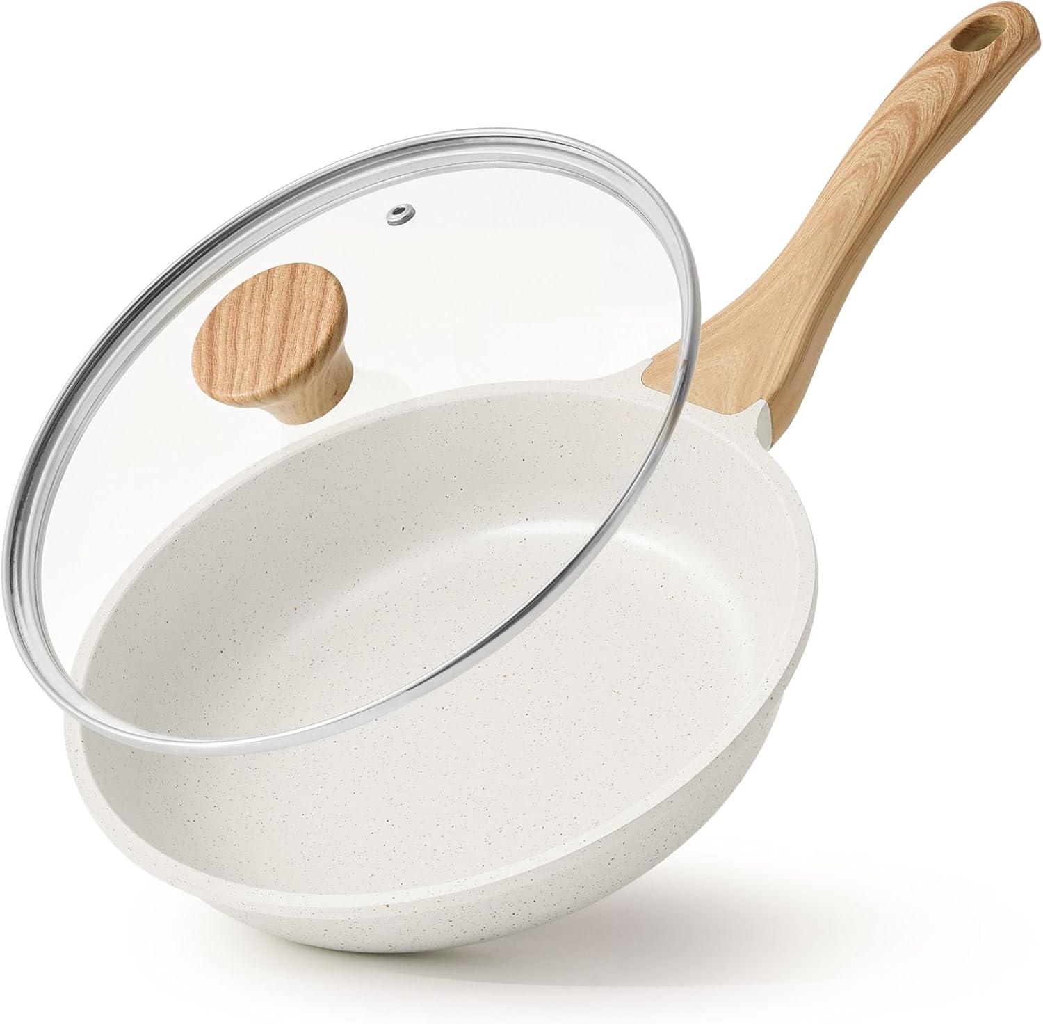 Healthy Nonstick Frying Pan with Lid