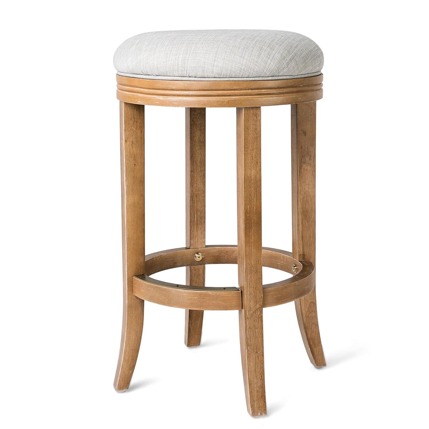Maven Lane Maven Lane Eva Stool with Fabric Upholstery