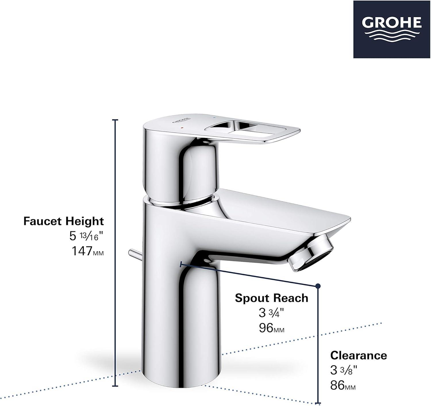 BauLoop Single Hole Bathroom Faucet