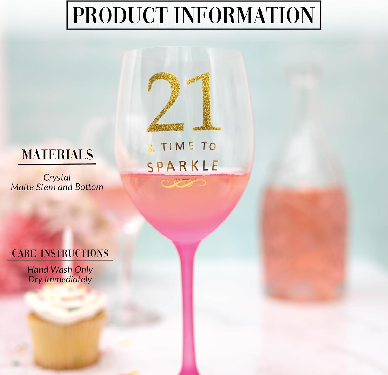 21 - Gift Boxed 19 oz Crystal Wine Glass