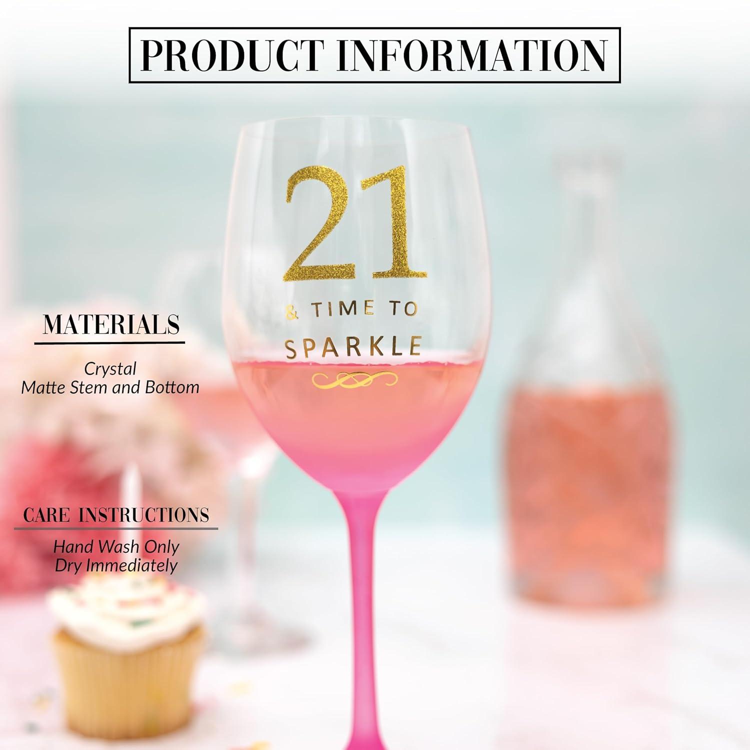 21 - Gift Boxed 19 oz Crystal Wine Glass