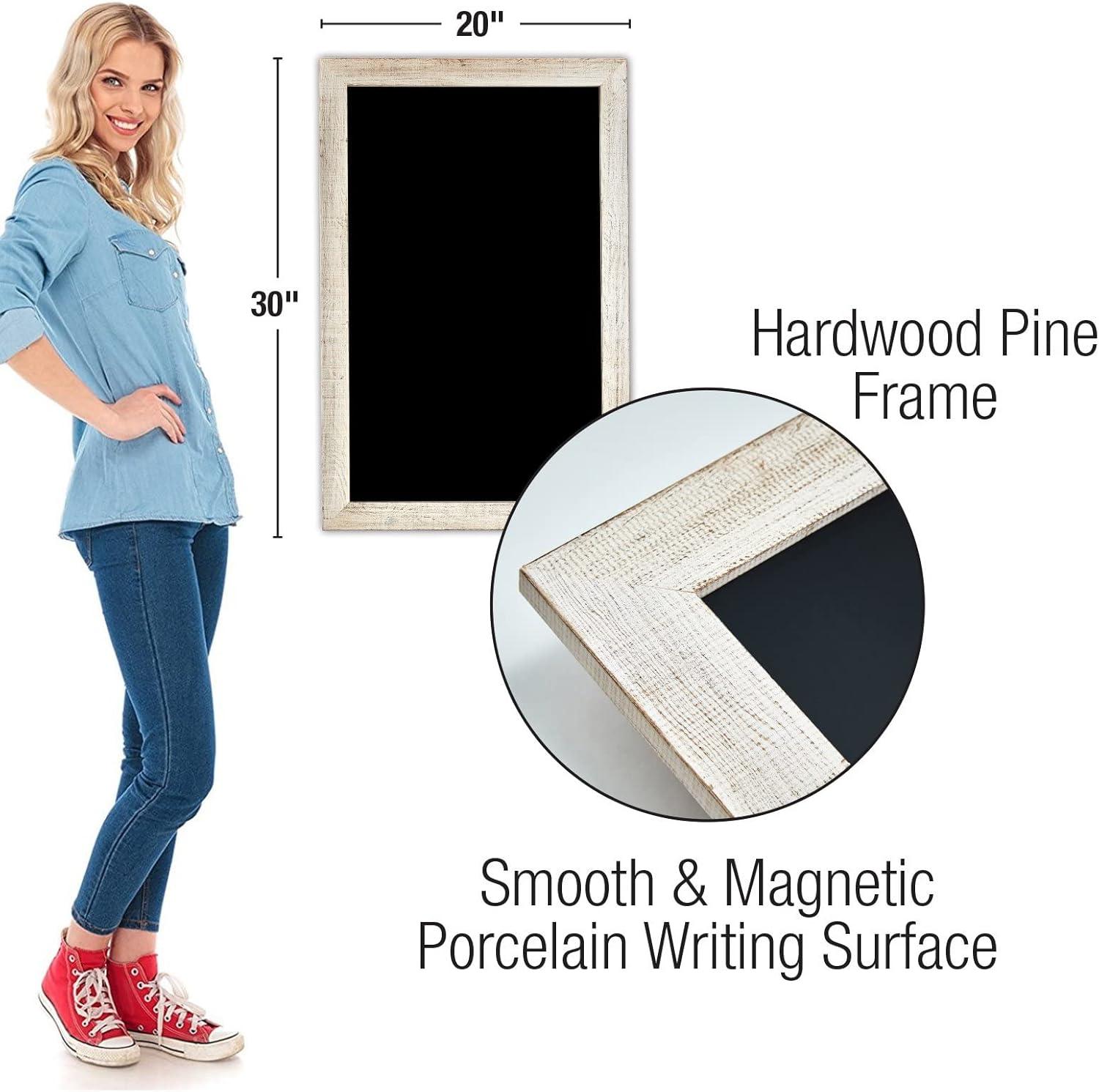 Excello Global Products Wall Mounted Magnetic Chalkboard, 30" x 20" & Reviews | Wayfair