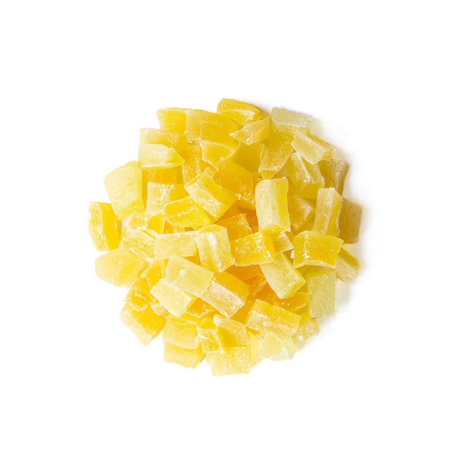 Diced Dried Pineapple, 0.5 Pounds — Kosher, Vegan — by Food to Live