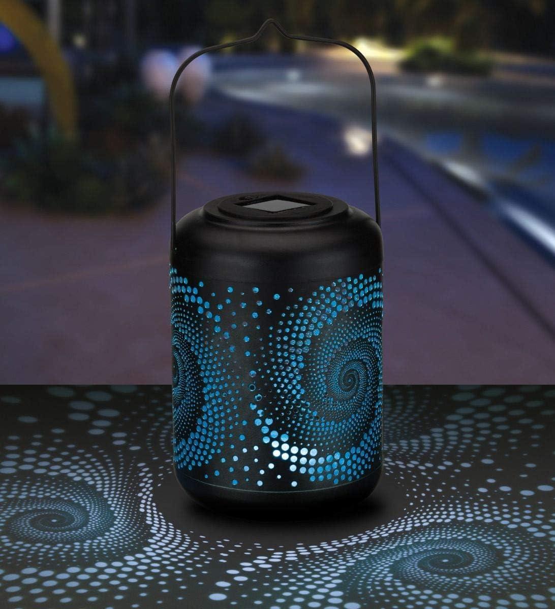 Butterfly Whisper Solar-Powered LED Hanging Candle Lantern