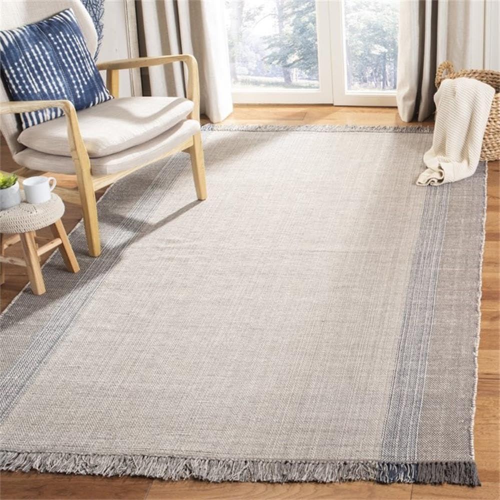 Montauk MTK301 Hand Woven Indoor Area Rug - Blue/Grey - 8'x10' - Safavieh