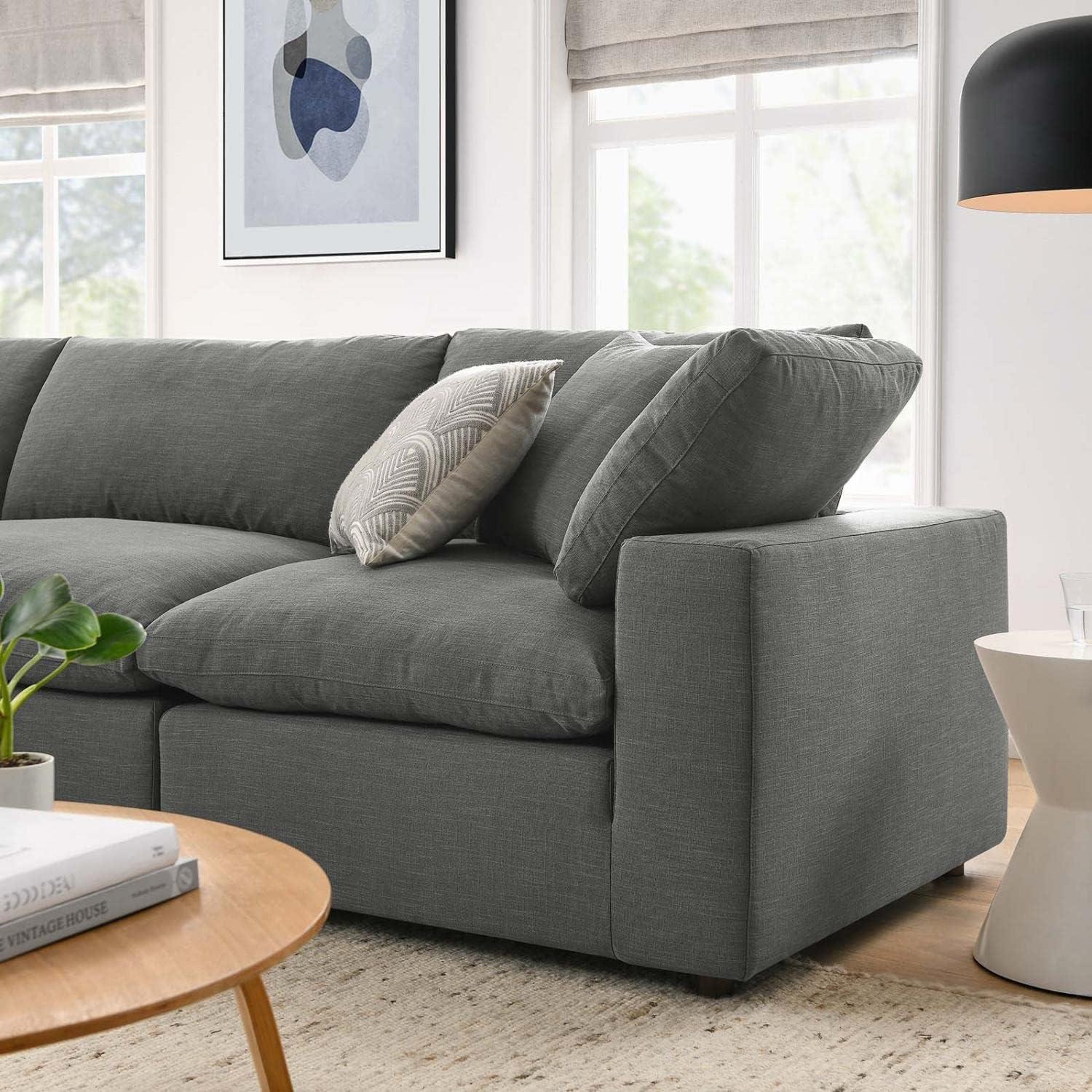 Modway Copper Grove Hrazdan Down-filled 4-piece Sectional Sofa Set