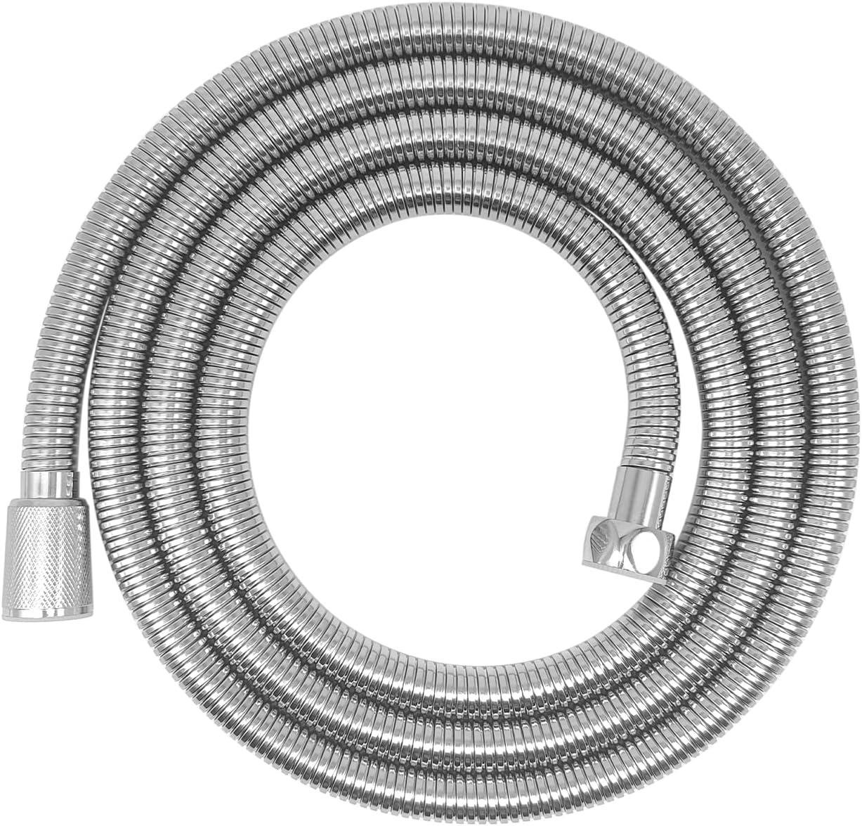 71 In. Modern Flexible Handheld Shower Hose Replacement For Bathing Toilet Cleaning Pet With Brass Fitting In Chrome