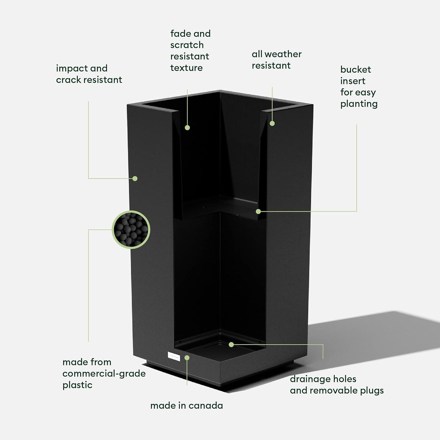 Block Series Pedestal Planter