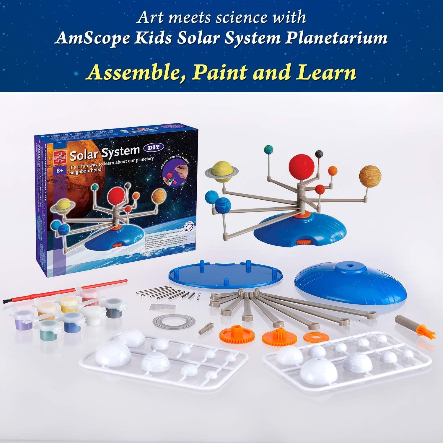 Kids Solar System Planetarium Model DIY STEM Science Build & Paint Kit