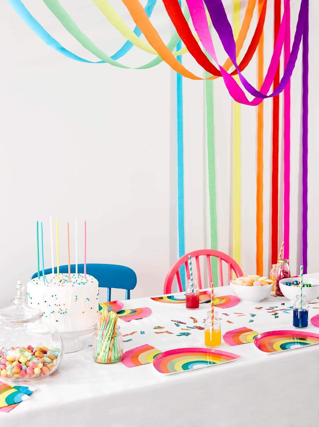 Servilletas Brillantes con Forma de Arcoíris: Divertidas y Coloridas para Cualquier Celebración