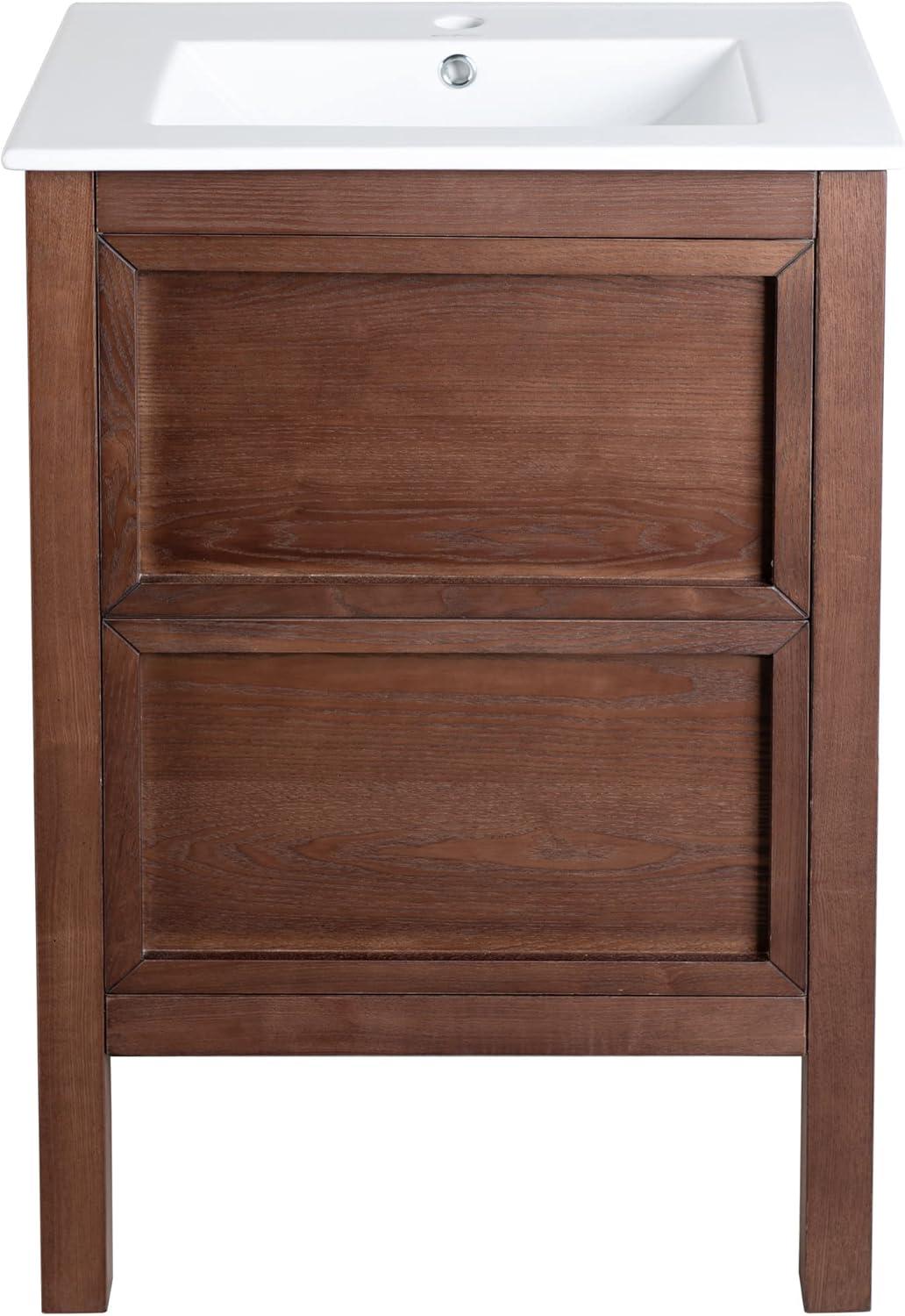 Nadar 24" Bathroom Vanity in Walnut