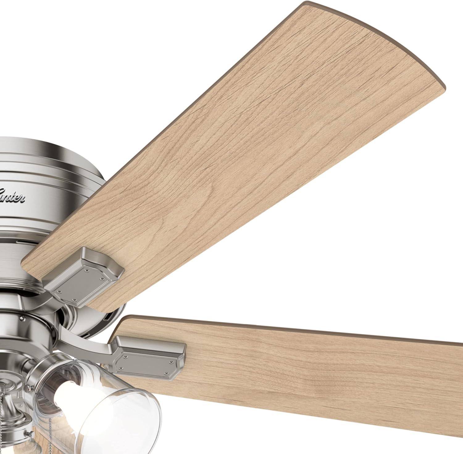 52" Crestfield Low Profile Ceiling Fan (Includes LED Light Bulb) - Hunter Fan