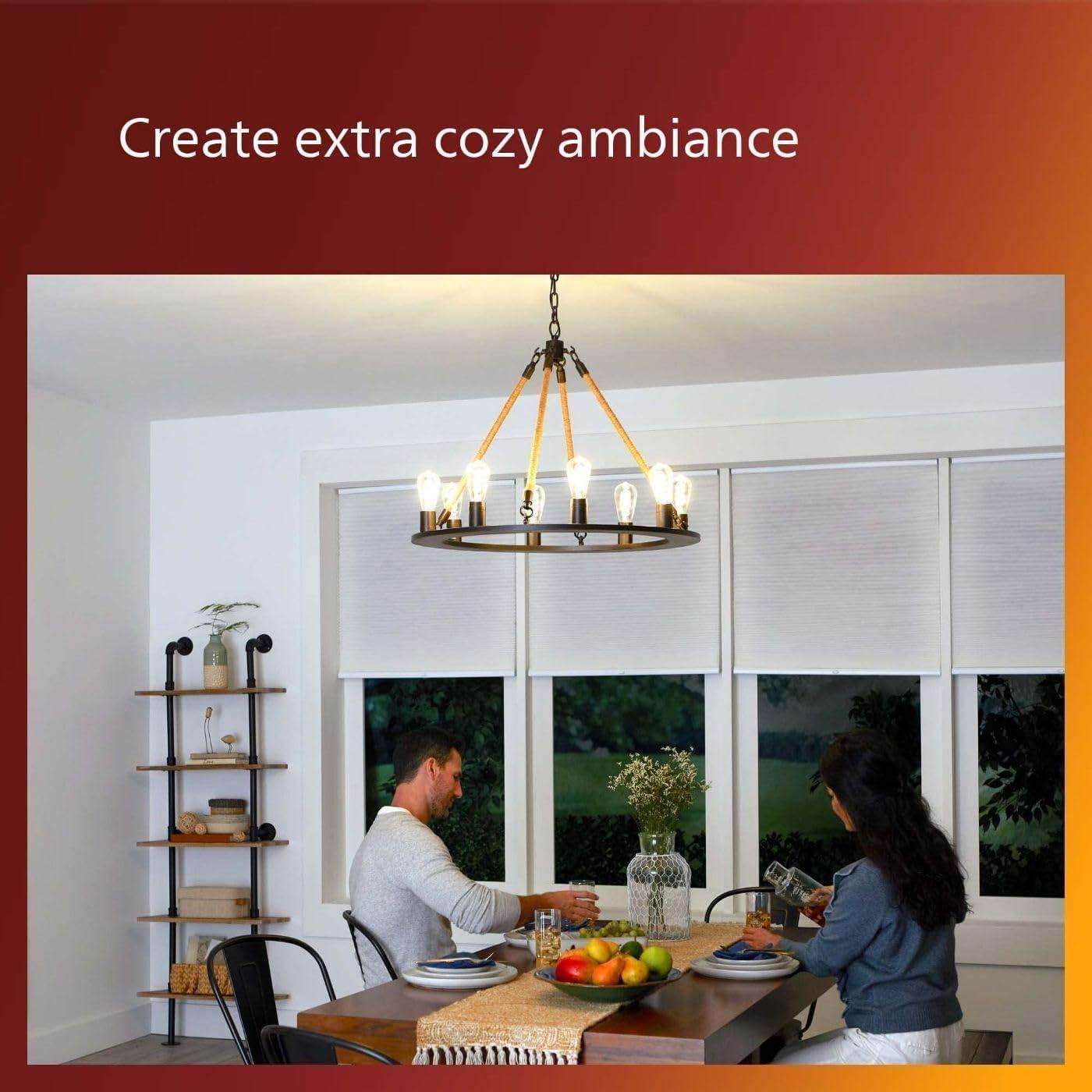 Vintage Clear Spiral Filament Dimmable LED Bulb, Soft White