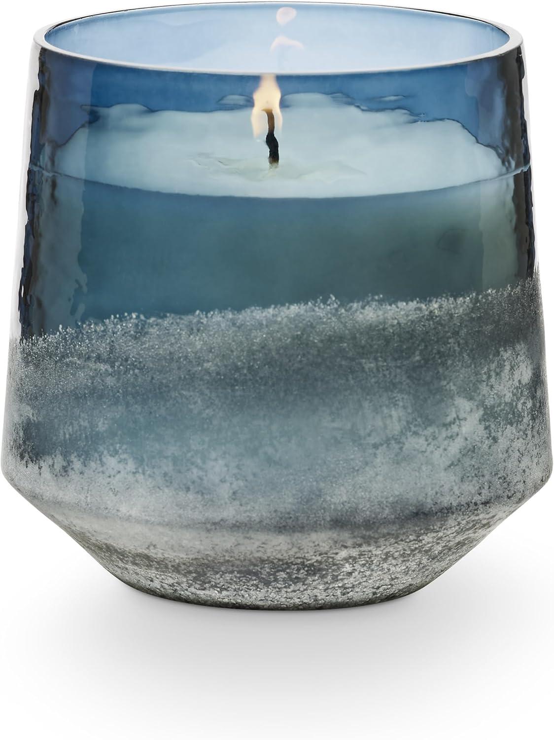 ILLUME Beautifully Done Baltic Glass Candle, Hidden Lake