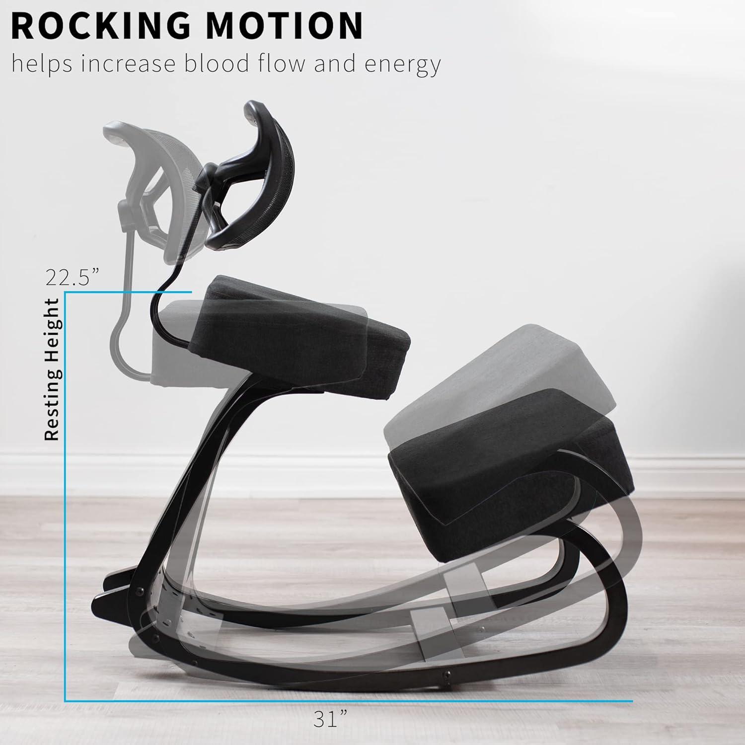 Backed Ergonomic Kneeling Chair