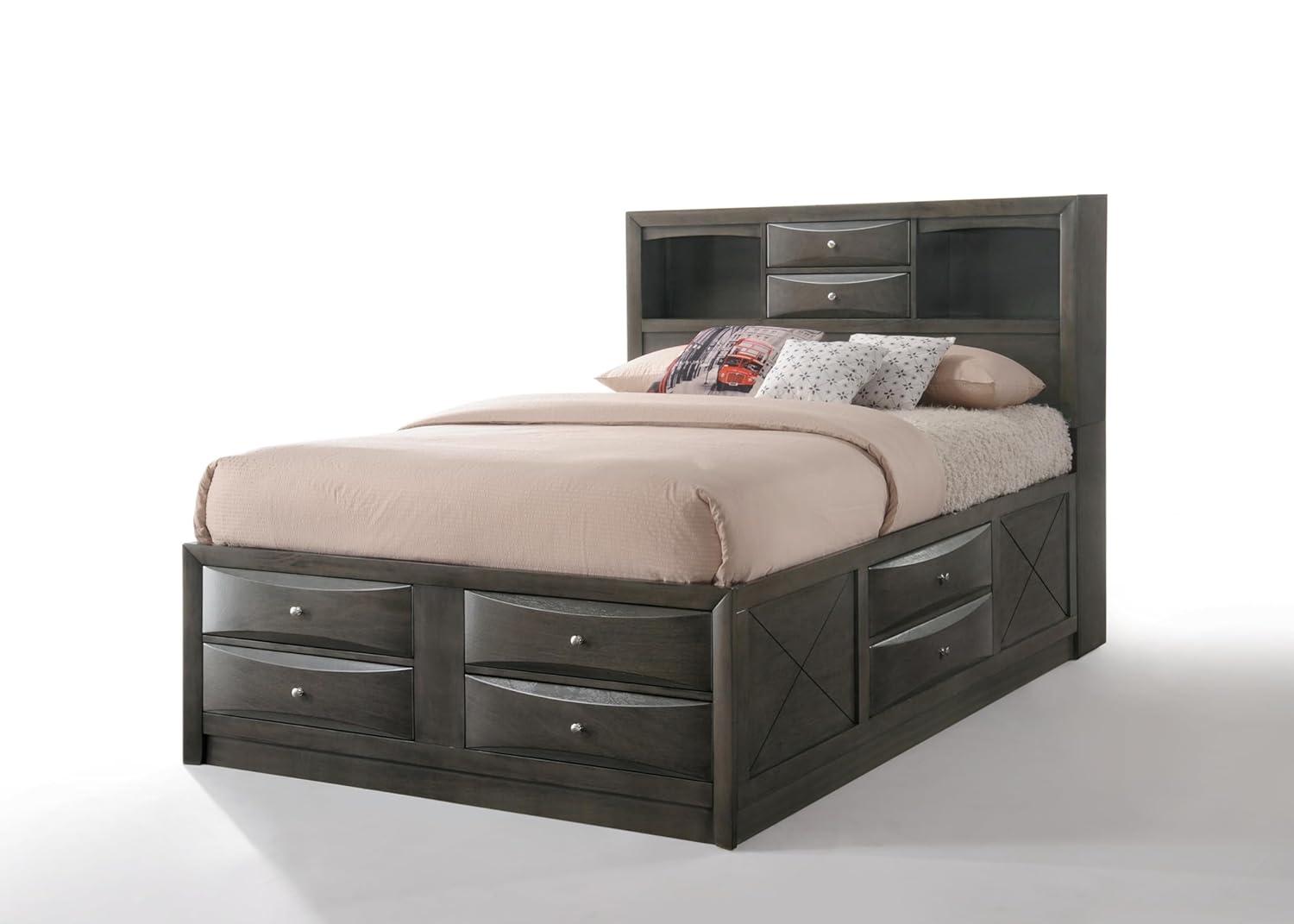 Wildon Home® Elyne Bookcase Storage Bed