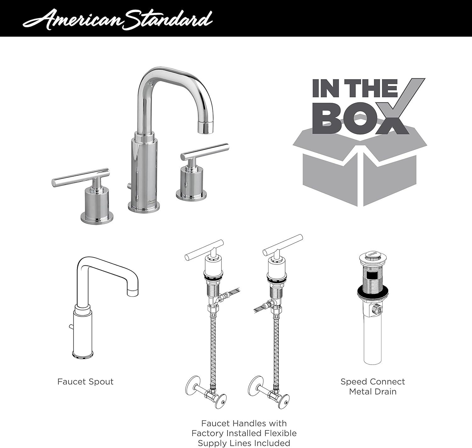 American Standard 2064.831 Serin Widespread Bathroom Faucet - Chrome