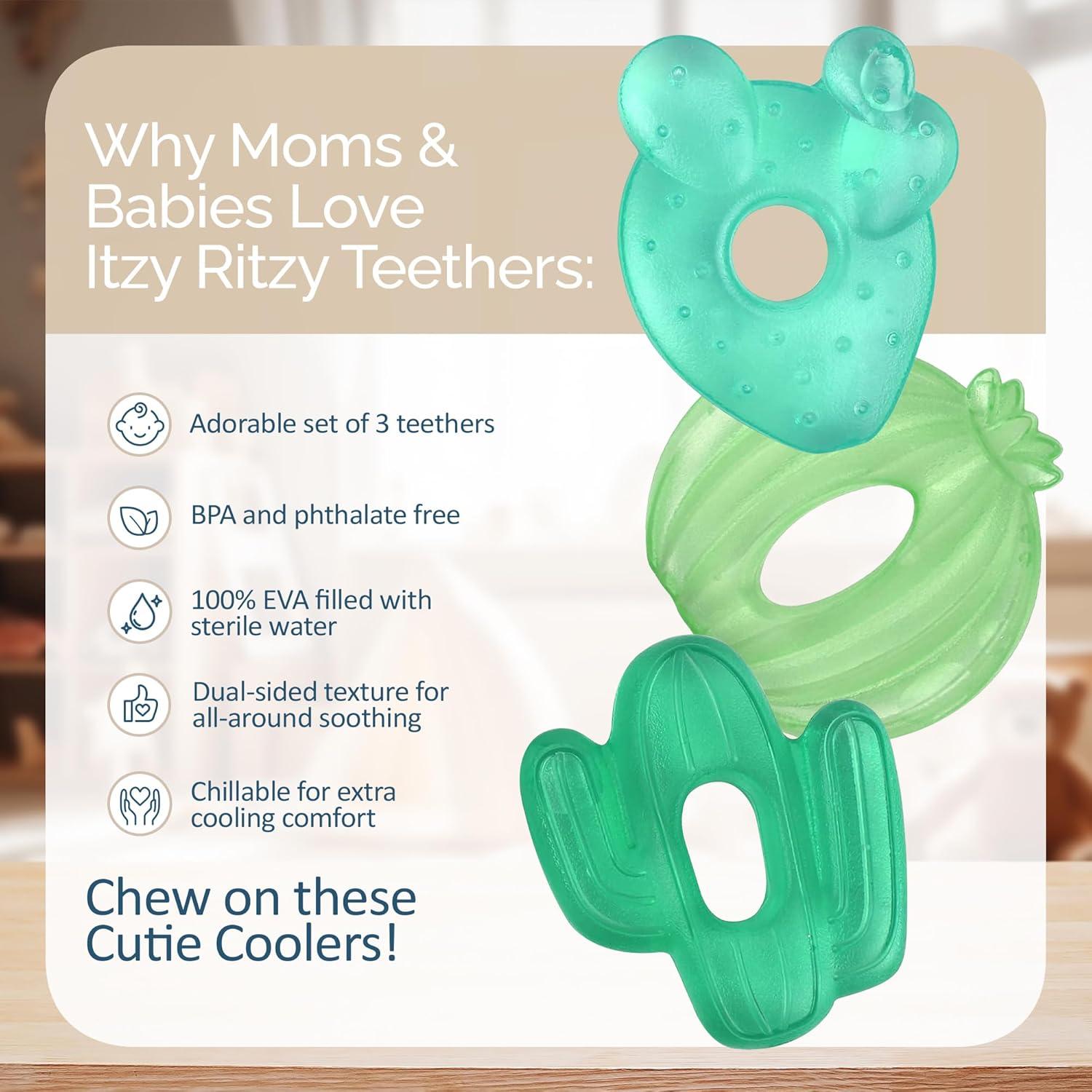 Itzy Ritzy Cutie Coolers 3pk Teether Set