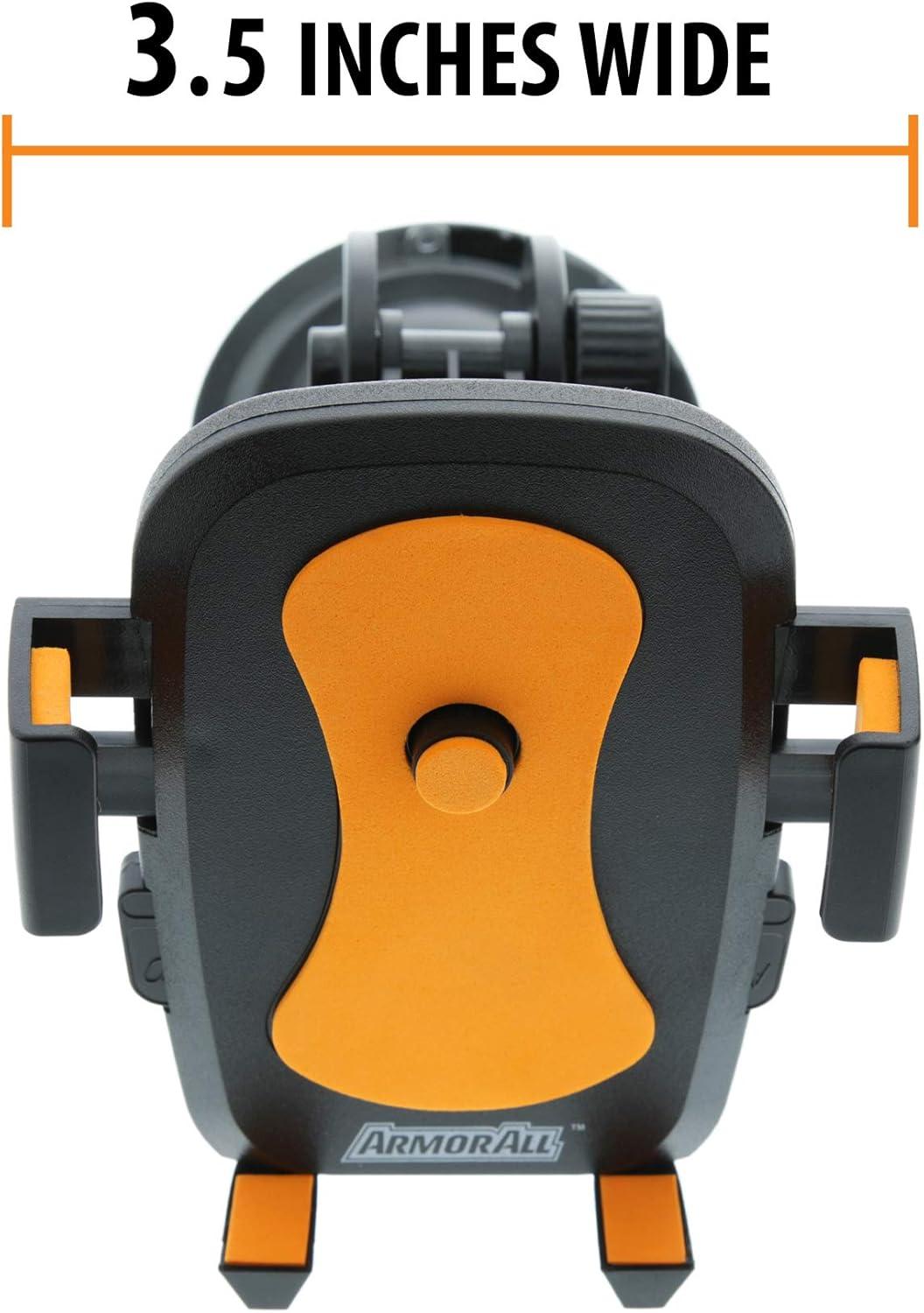 Armor All Universal Smartphone Mount with Dashboard, Windshield and Air Vent Mounting Systems, Great for Phone Calls and GPS