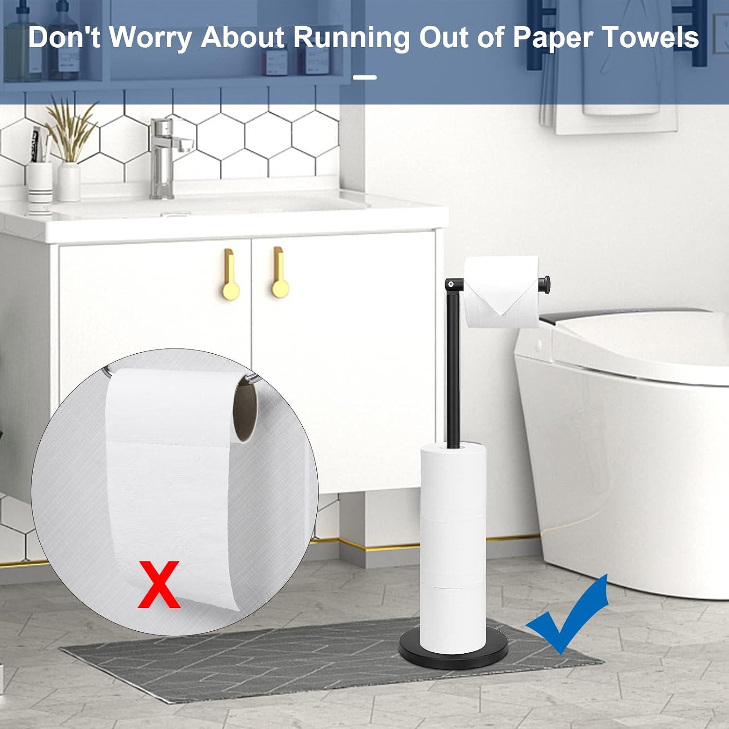 TOPEFIC HPA6LRTN02 Free Standing Toilet Paper Holder
