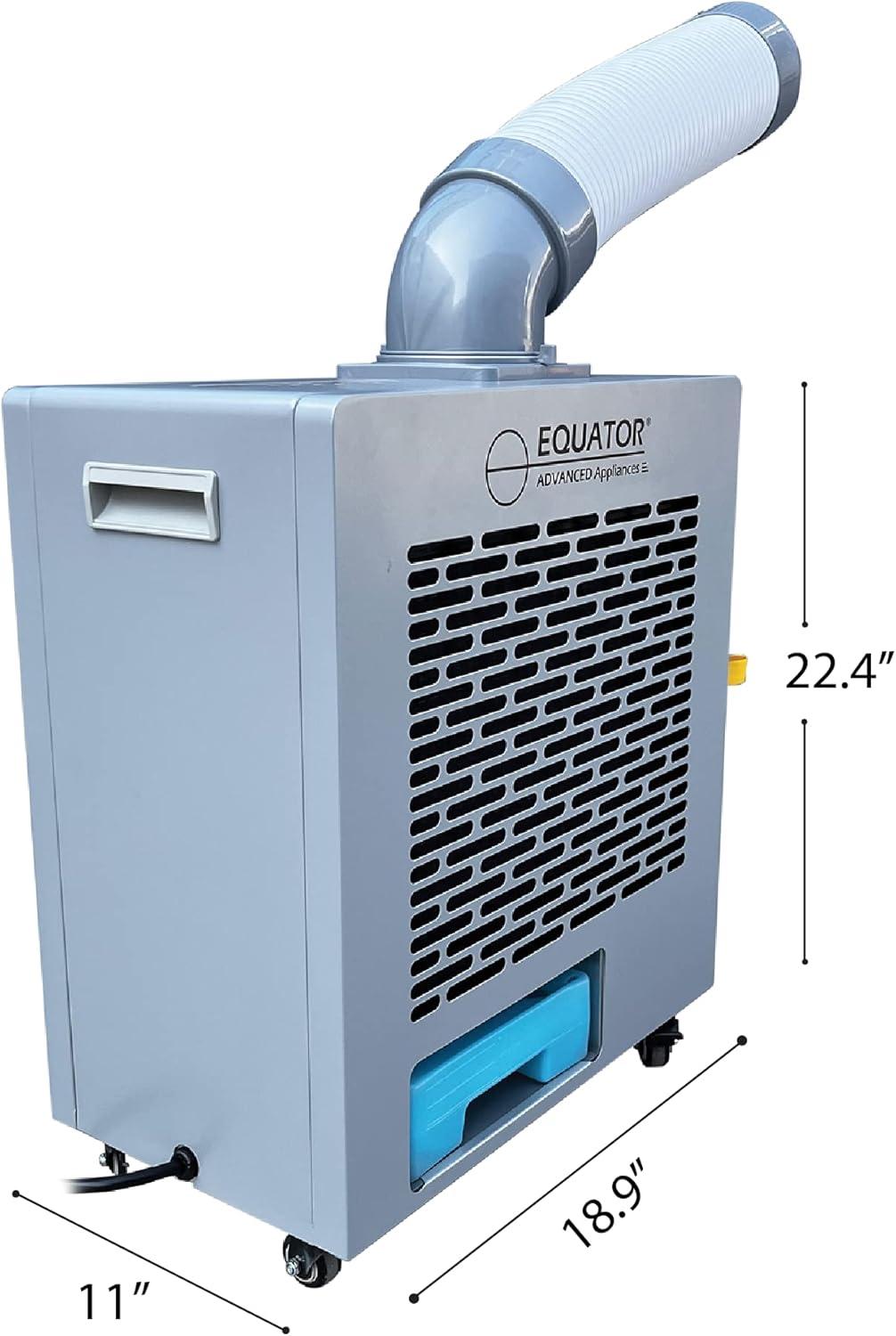Equator Advanced Appliances Equator 3-in-1 AC Heater Air 9000BTU Outdoor Air Conditioner/ Spot Cooler IP24 Casters 110V