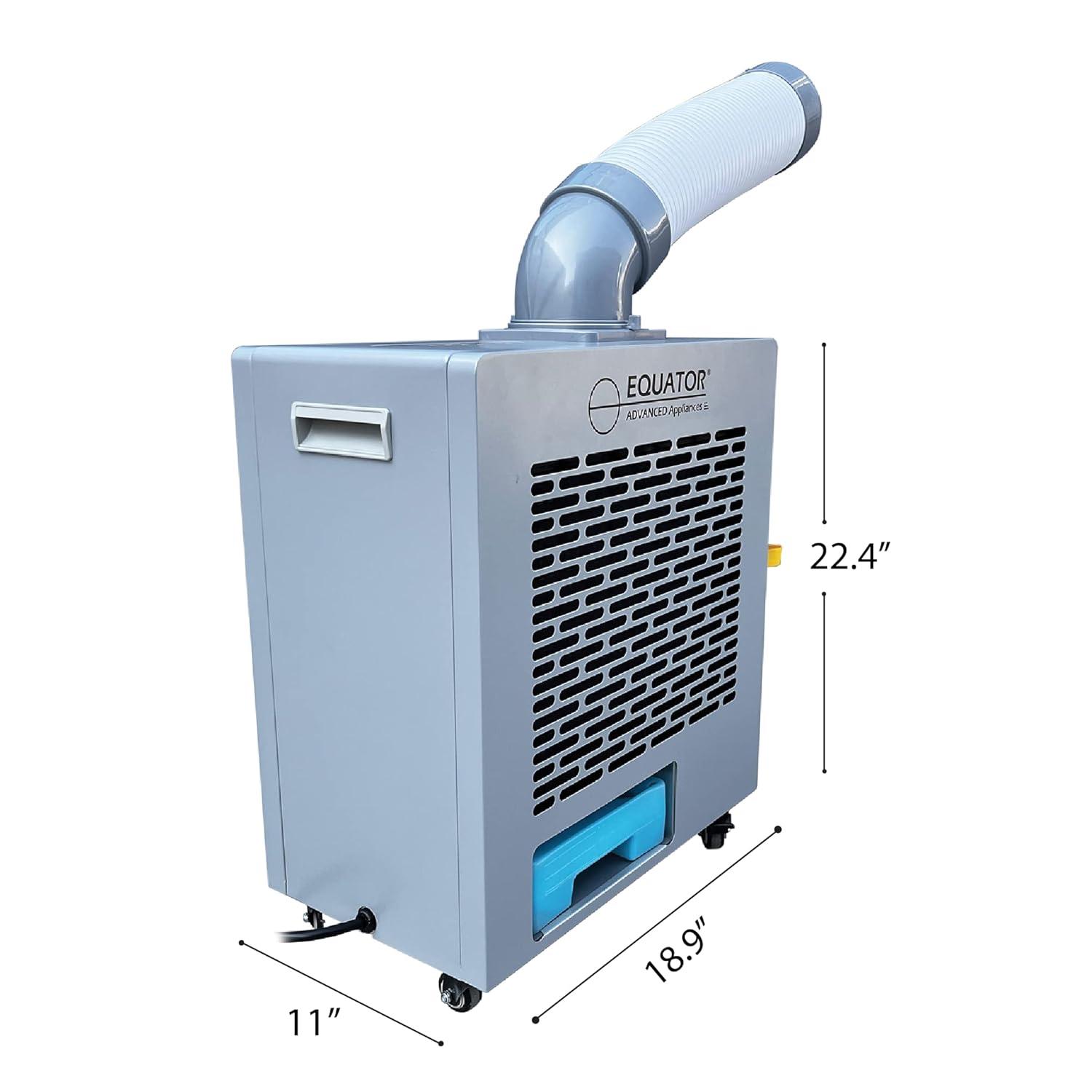 Equator Advanced Appliances Equator 3-in-1 AC Heater Air 9000BTU Outdoor Air Conditioner/ Spot Cooler IP24 Casters 110V