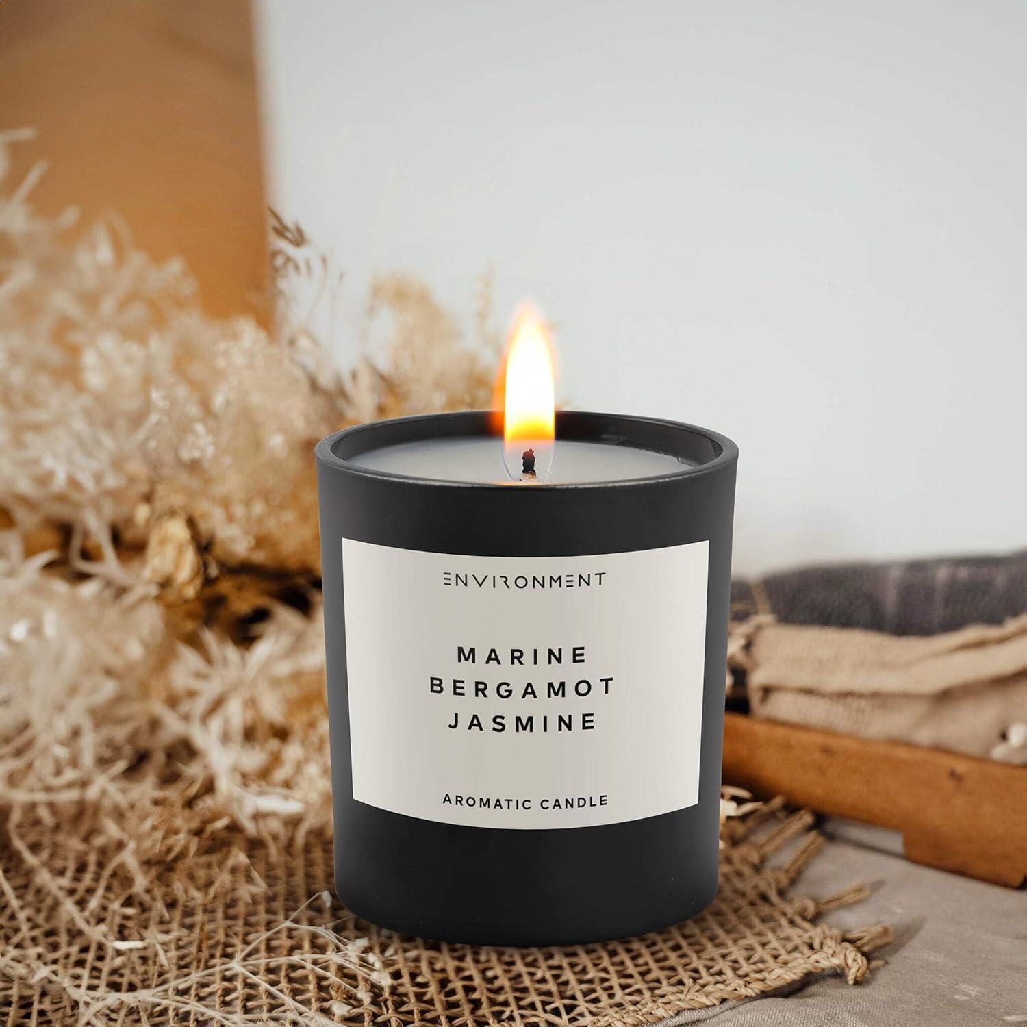 ENVIRONMENT 8oz Candle Inspired by The Ritz Carlton Hotel® - Marine | Bergamot | Jasmine