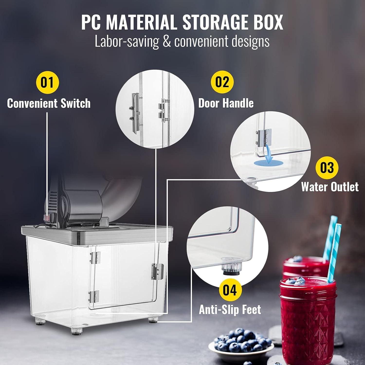 VEVOR VEVOR Shaved Ice Machine Countertop Snow Cone Maker