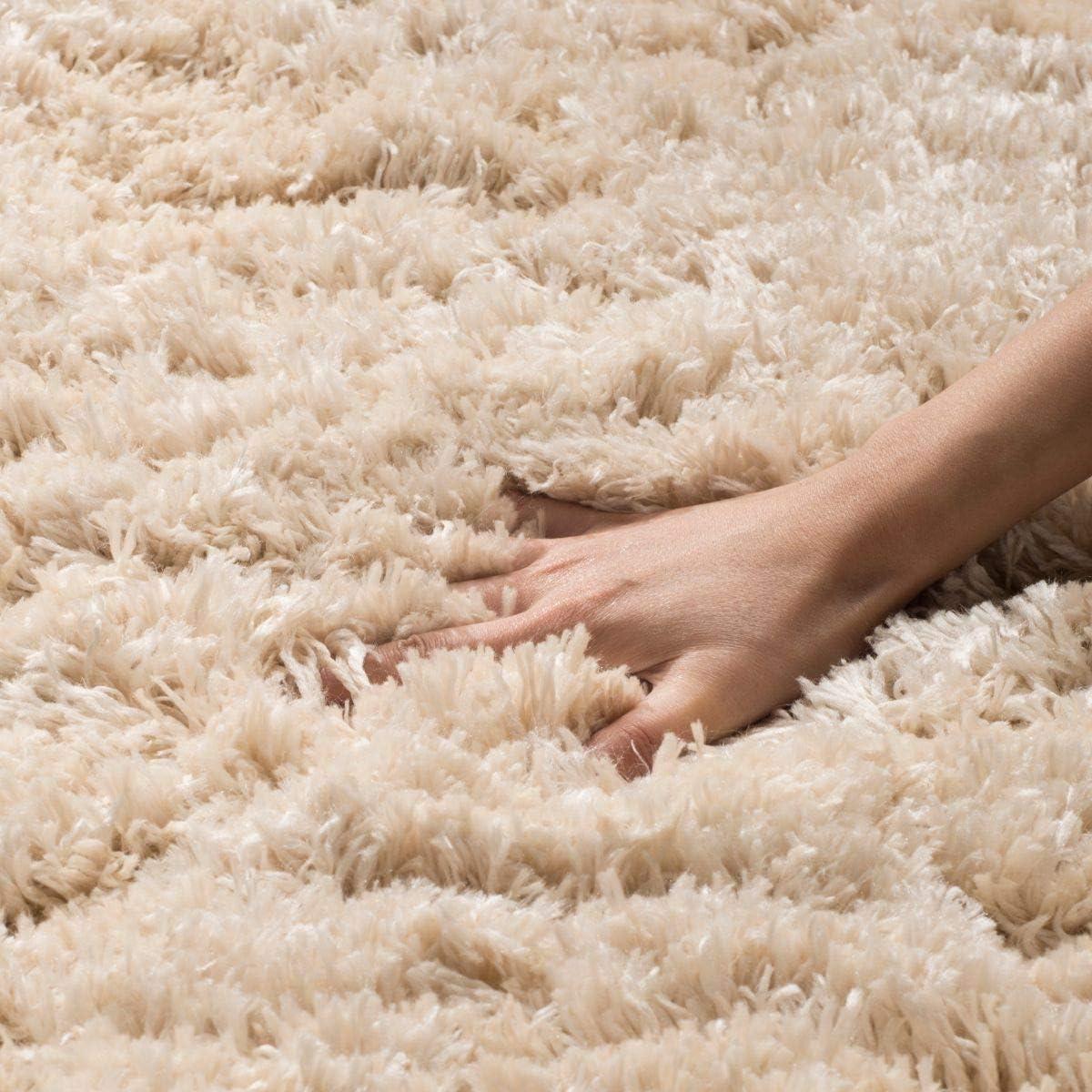 Polar Shag PSG800 Power Loomed Area Rug  - Safavieh