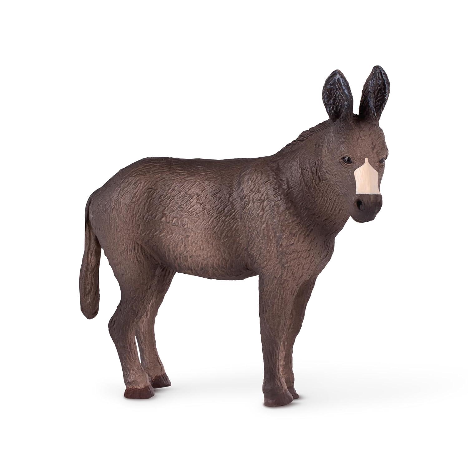 Terra by Battat - Farm Animals (Donkey, Cow, Pig) - Farm Animal Toys with Donkey Toy for Kids 3+ Pc, Multi