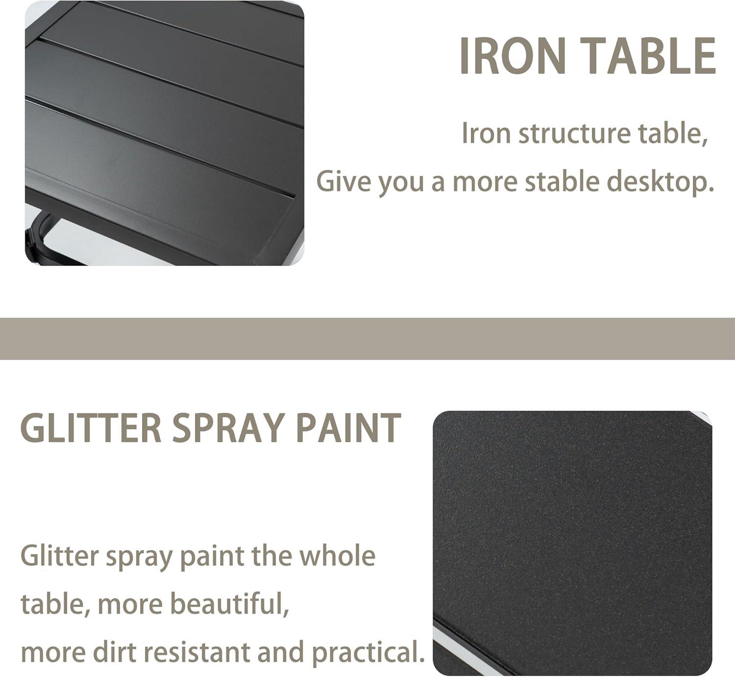 Mercury Row® Preciado 3 Piece Outdoor Patio Set With Cushions-Rocking Chair for Balcony, Lawn and Porch