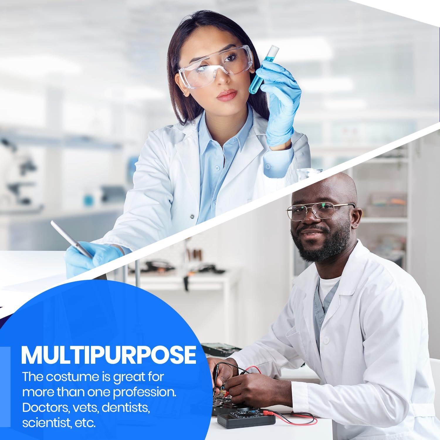 Dress Up America Doctor Lab Coat - Adult X-Large