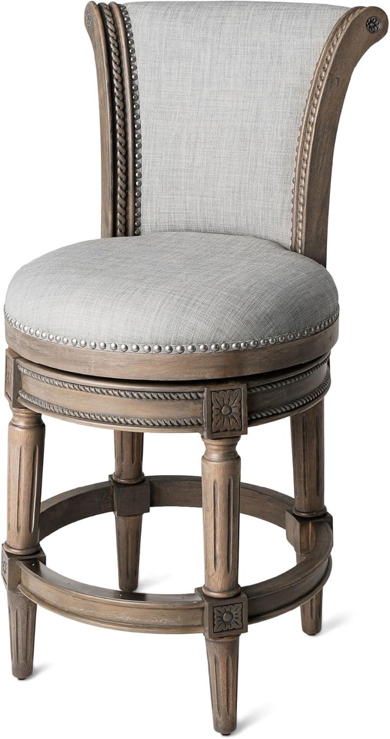 Maven Lane Maven Lane Pullman Stool with Fabric Upholstery