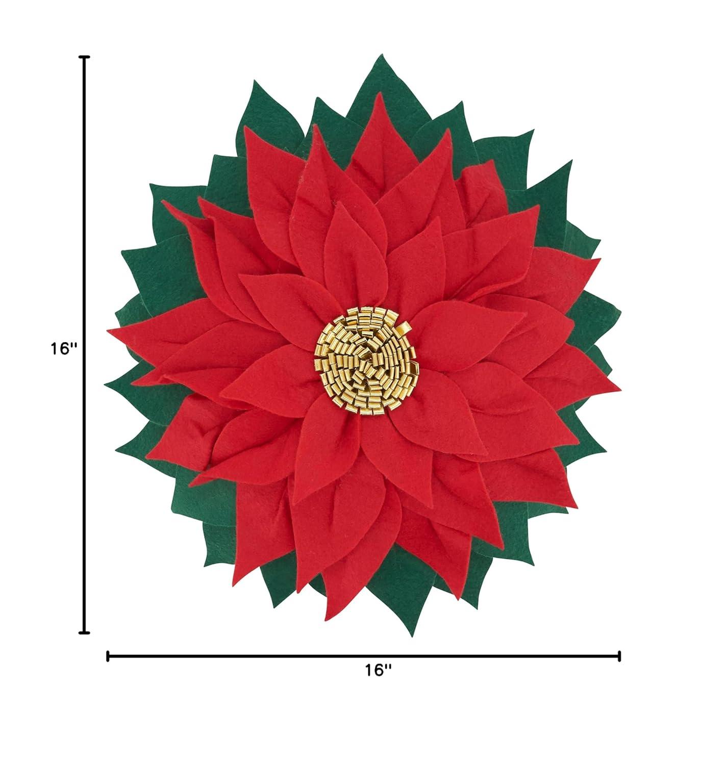 Saro Floral Throw Pillow