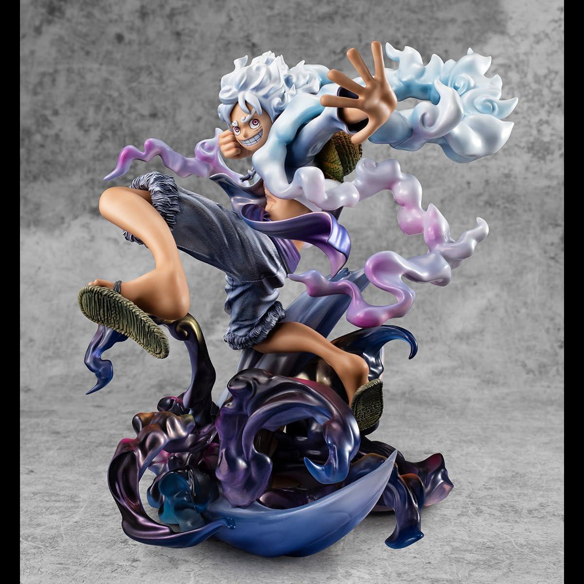 MegaHouse One Piece: Monkey D. Luffy Gear Five Wa-Maximum Portrait of Pirates (P.O.P.) PVC Figure