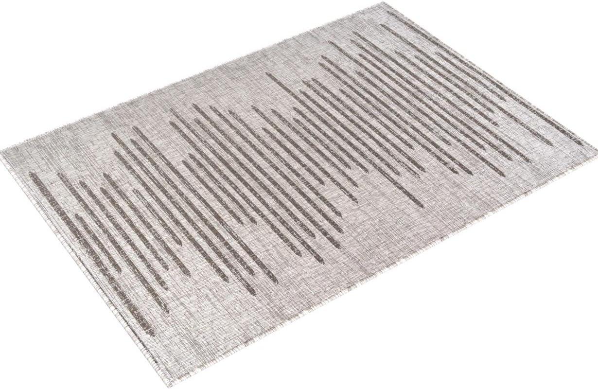 Zolak Berber Stripe Geometric Indoor/Outdoor Area Rug - JONATHAN Y