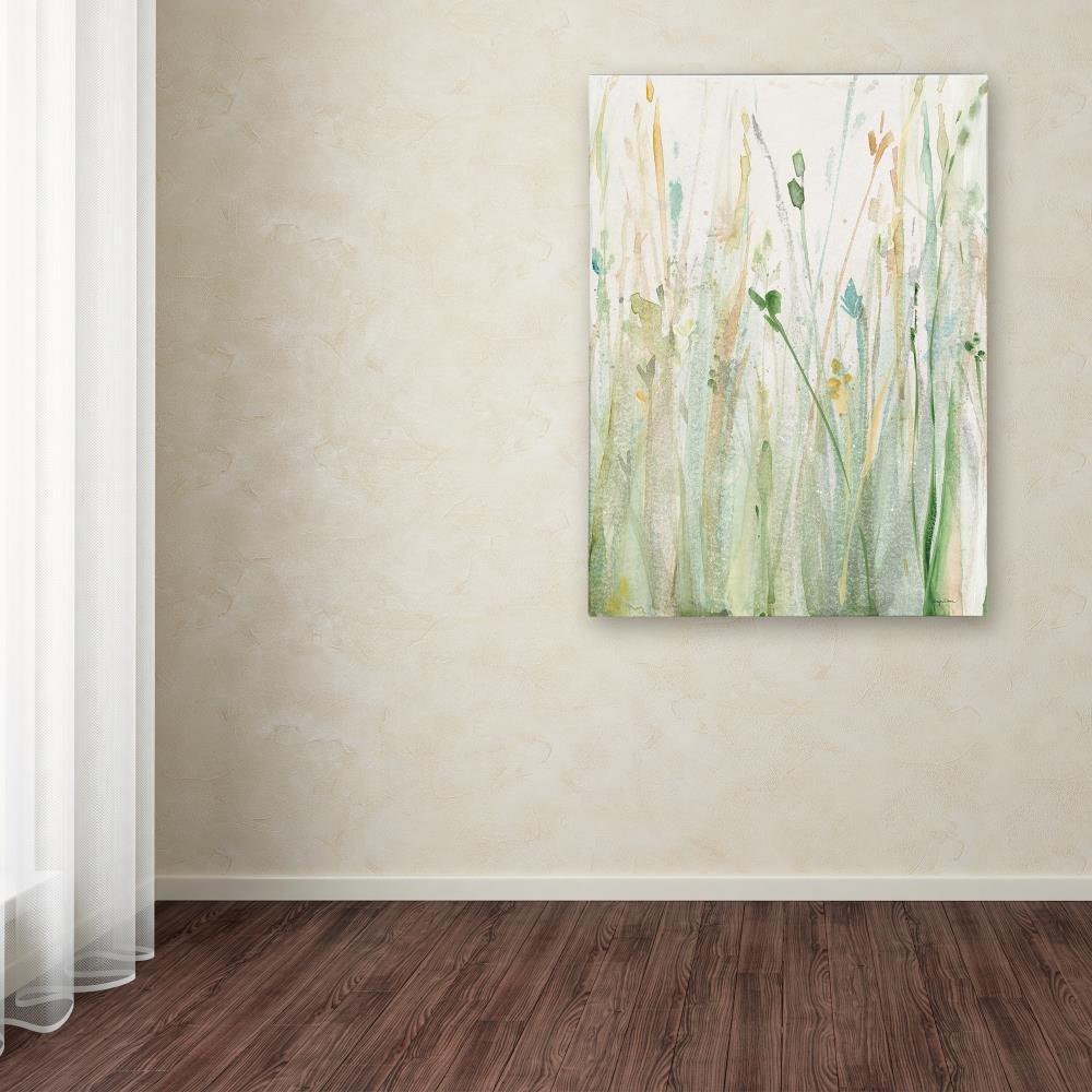 Trademark Fine Art "Spring Grasses II Crop" Canvas Art by Avery Tillmon