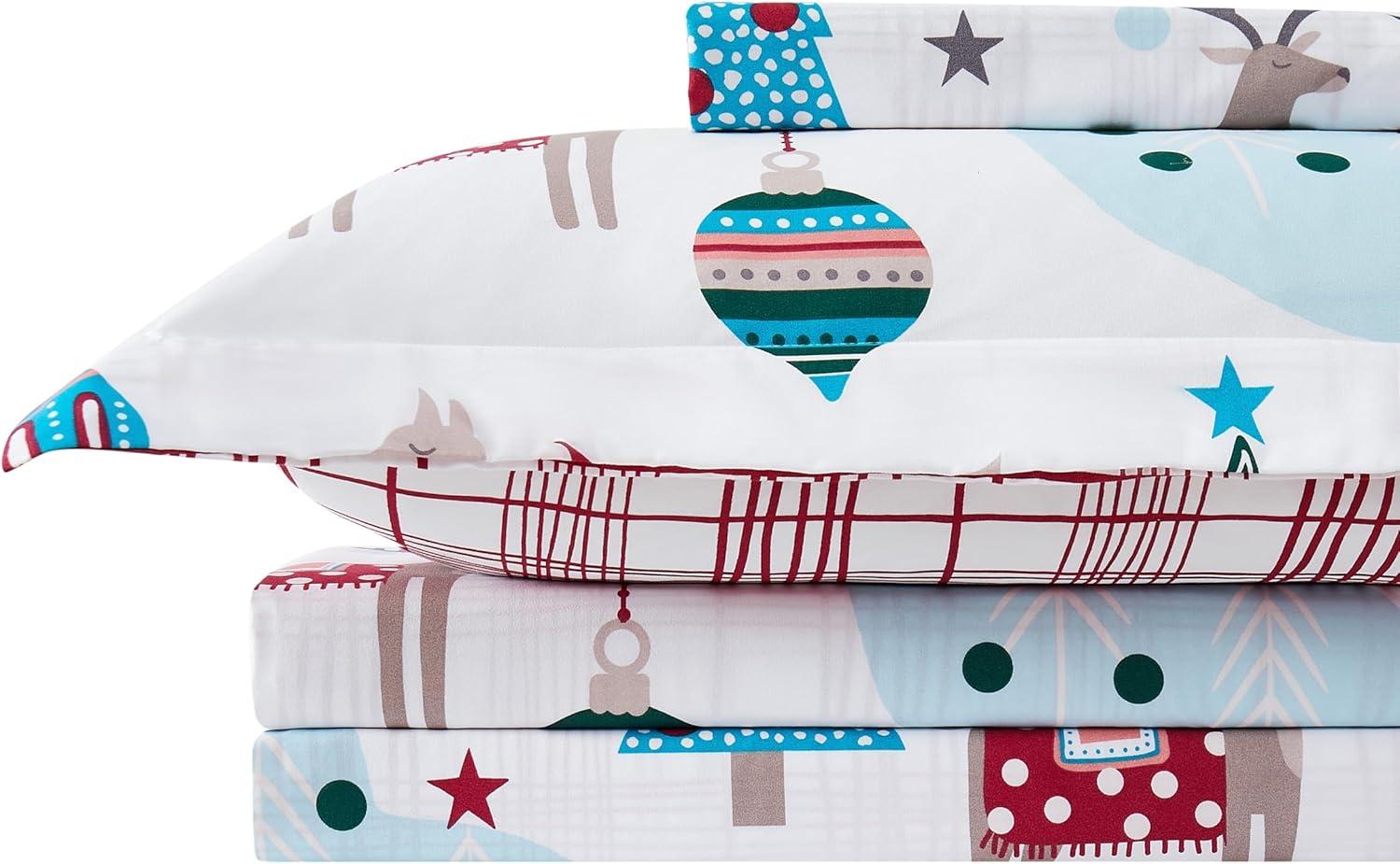 Winter Wonderland King/California King Reversible Christmas Duvet Cover Set