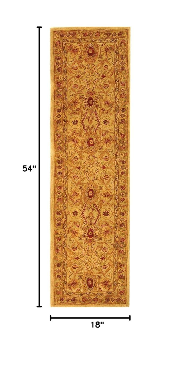 Anatolia AN516 Hand Tufted Indoor Area Rug - Brown/Ivory - 9'x12' - Safavieh
