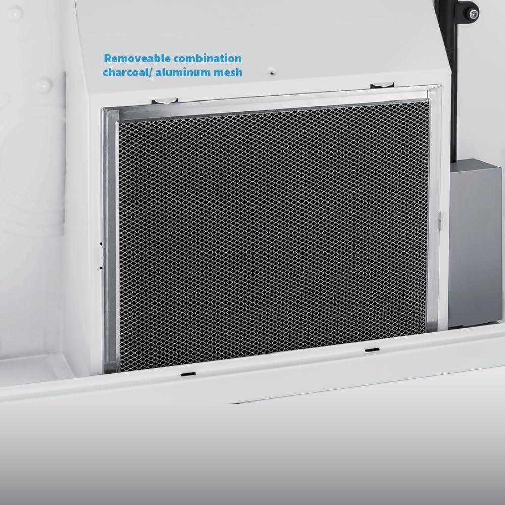 Summit Appliance Steel Convertible Under Cabinet Range Hood