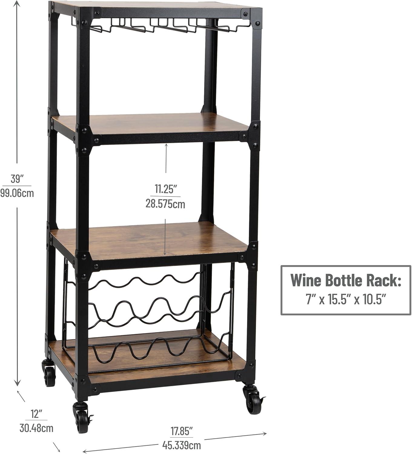 Metal Bar Cart