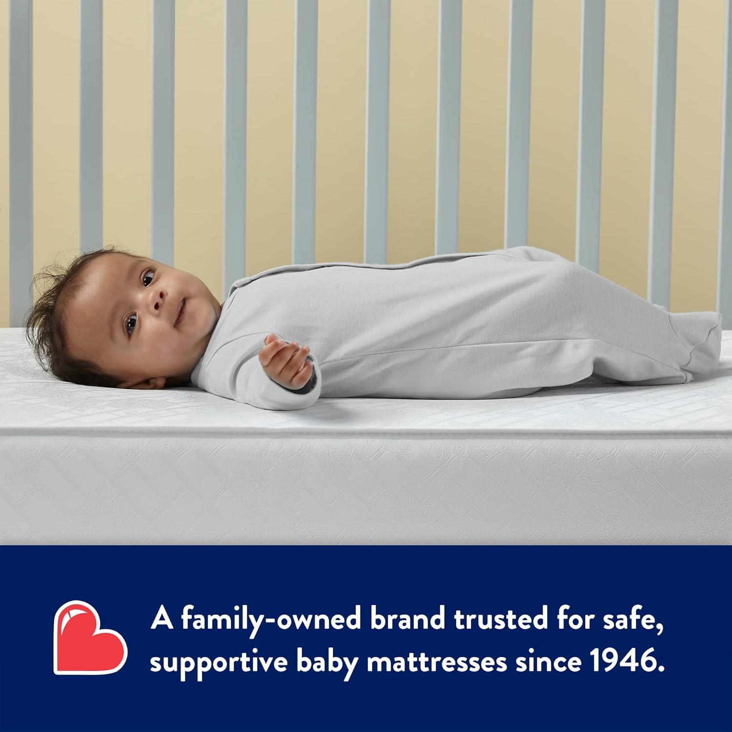 Kolcraft Pure Sleep Therapeutic 150 Baby Crib/Toddler Mattress