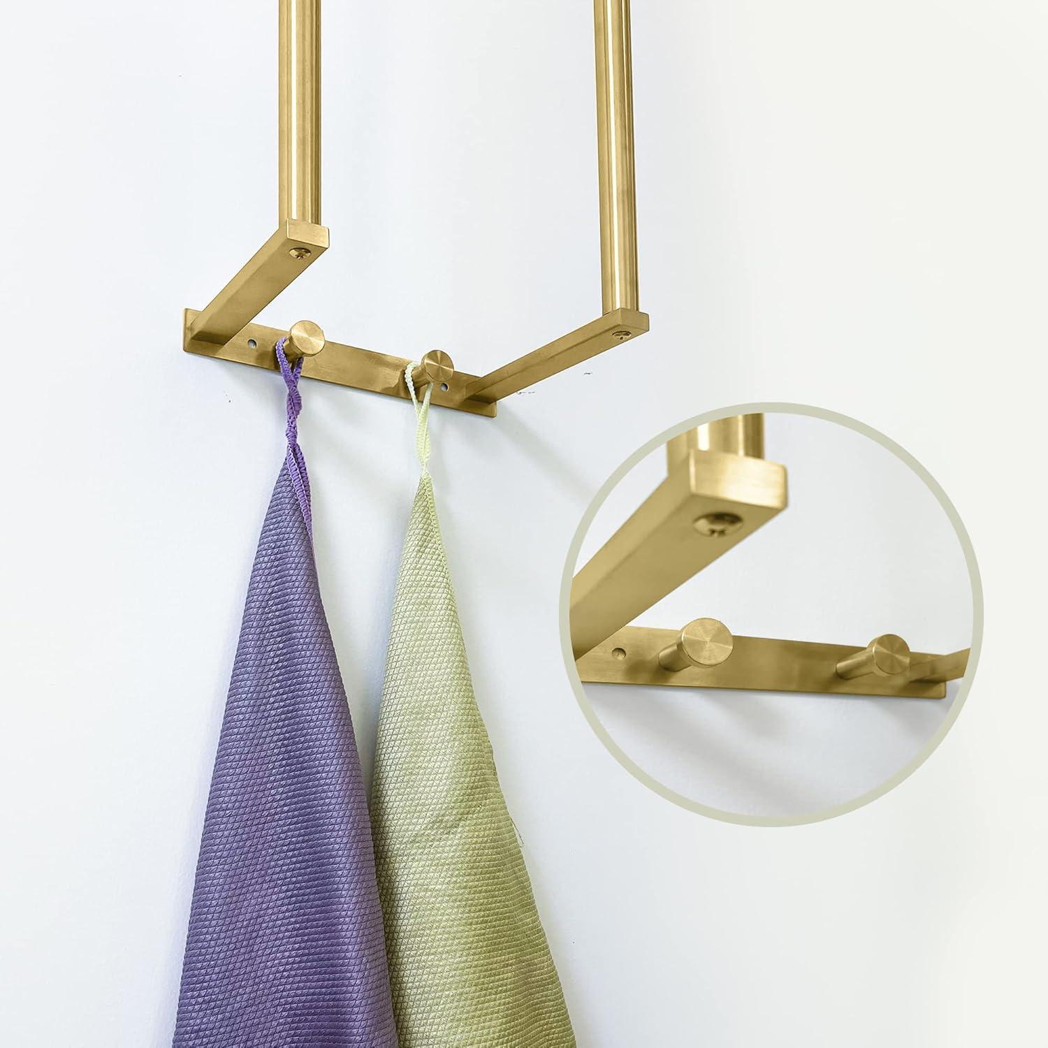 2 Wall Towel Rack