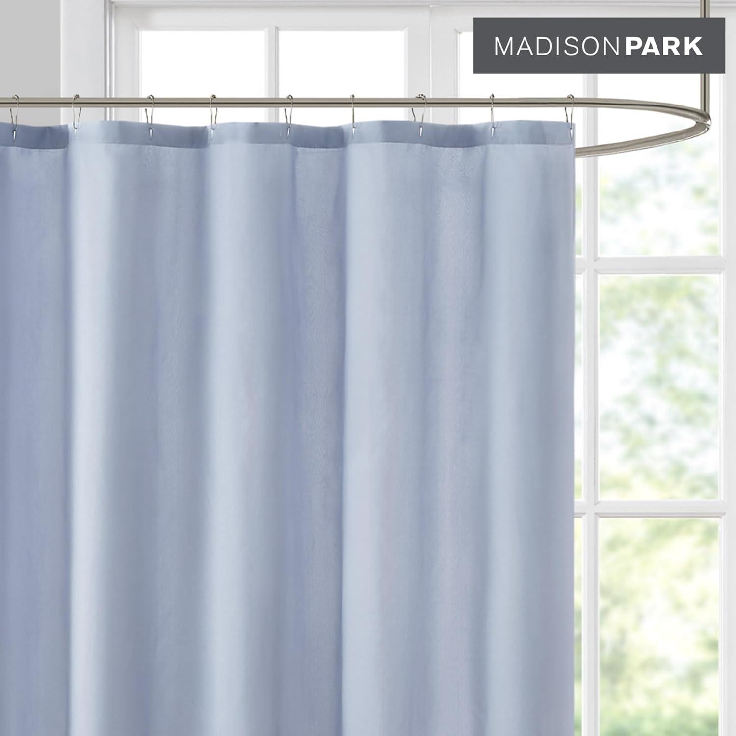 Hulet Pieced and Embroidered Single Shower Curtain