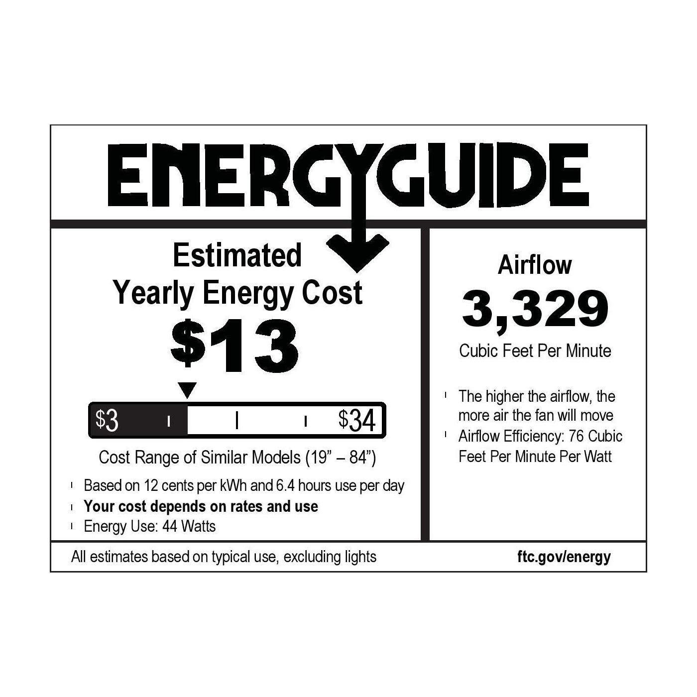 48" Midtown 3 - Blade Standard Ceiling Fan with Remote Control and Light Kit Included