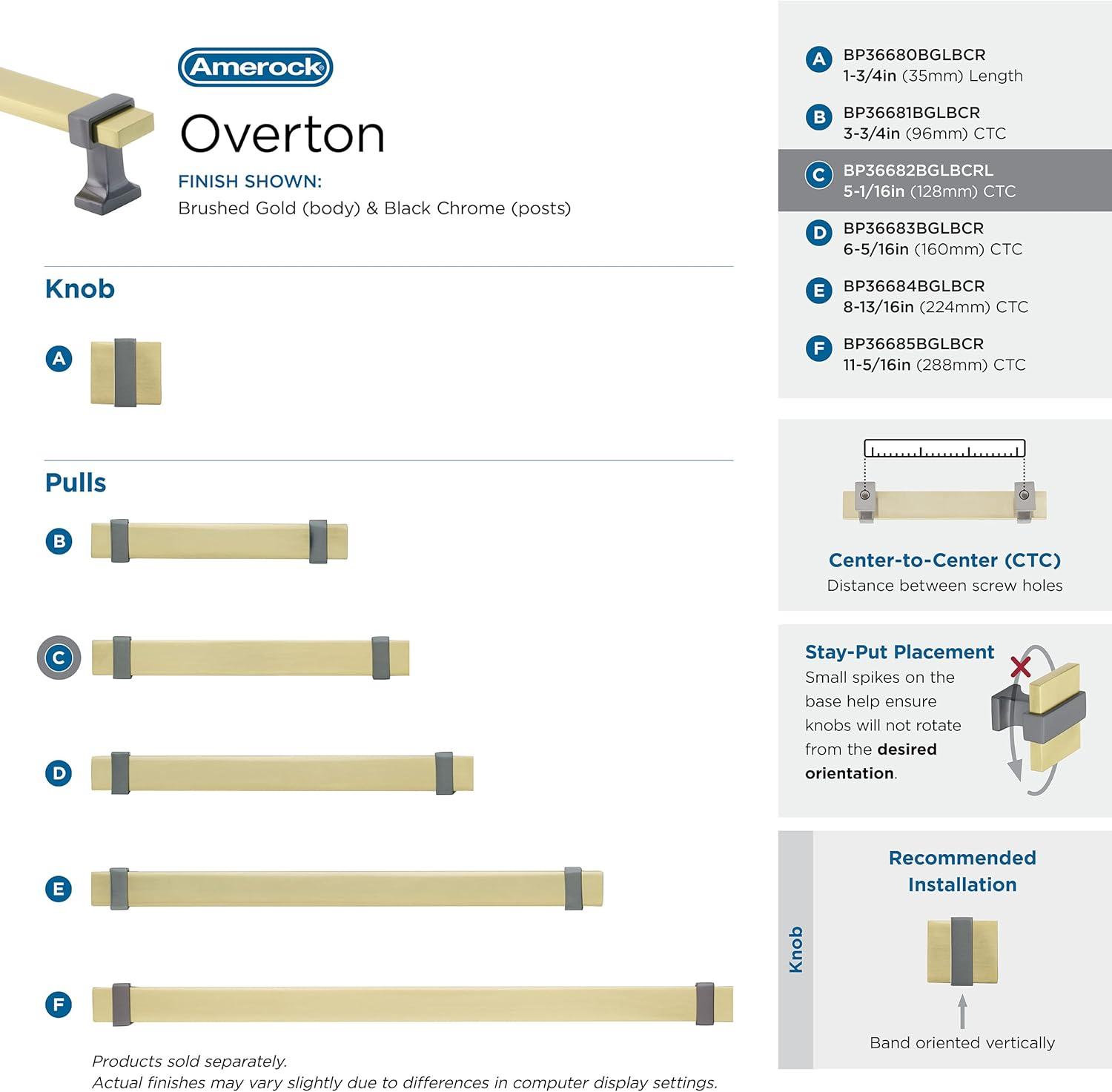 Amerock Overton Bar Pull