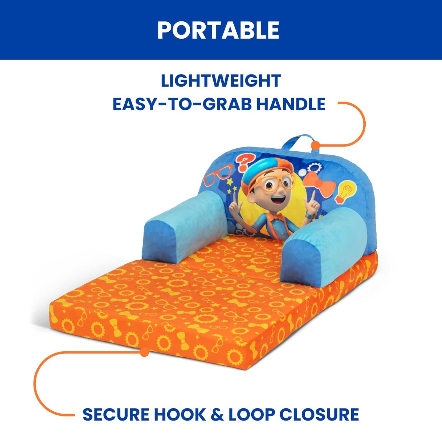 Delta Children Cozee Buddy Flip-Out Chair - Blippi