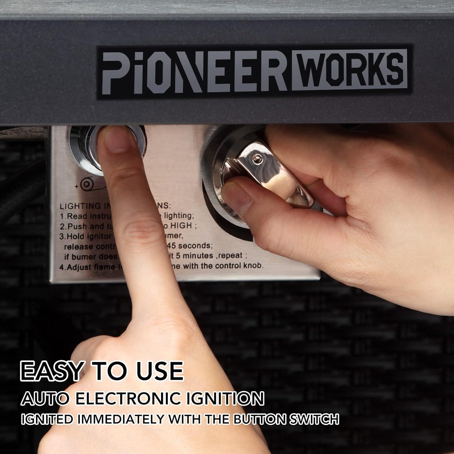 Yesurprise 25'' x 44'' Stainless Steel Fire Pit Accessory