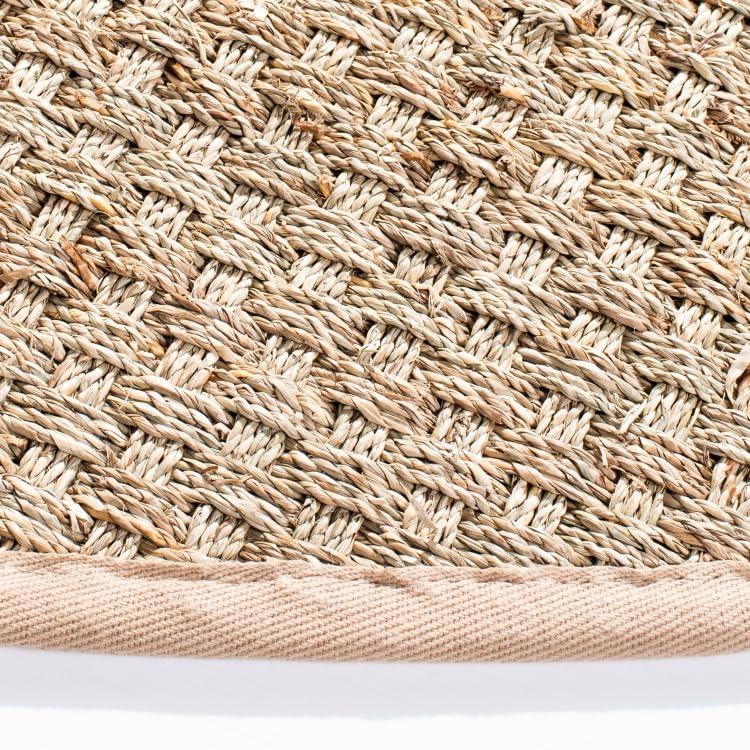 Natural Fiber NF114 Power Loomed Indoor Area Rug - Natural/Beige - 3' Round - Safavieh