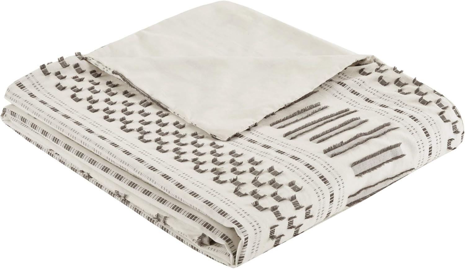 INK+IVY Rhea Cotton Jacquard Duvet Cover Mini Set